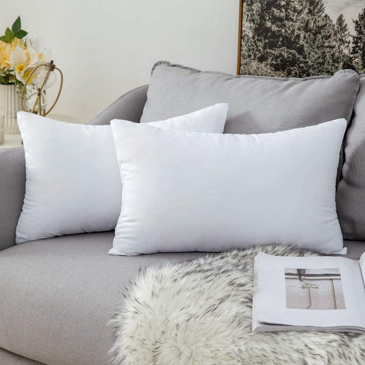 Pillow FIilling Case12X20 Insert Sofa, Couch, Inner Cushion 100% Pure Polyester Ball Fiber