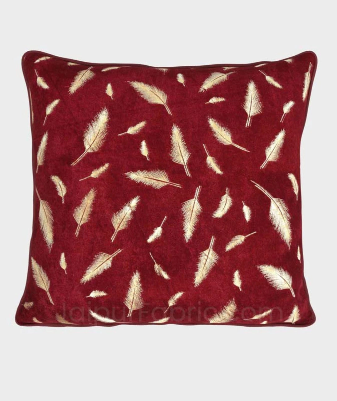 Bronzing Feather Pillow Case Plush Super Soft Square Faux Throw Pillow Covers Sofa Cushion Covers Pillow Case