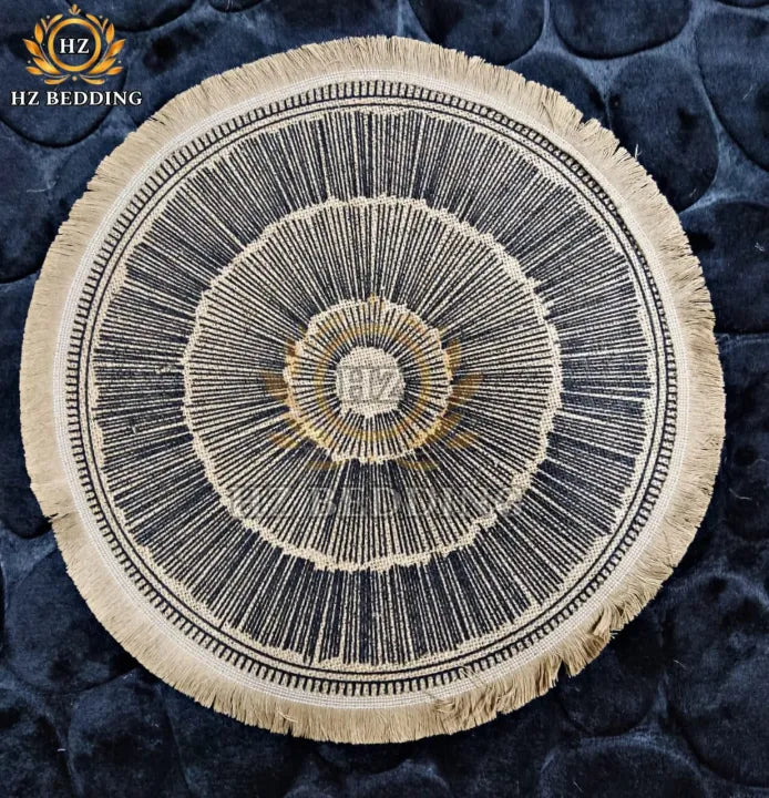 Round Placemat Table Non-Slip Jute Mats for Dining Table Decoration Accessories Kitchen Placemats Coffee Coasters Party Dinner 15x15 inh