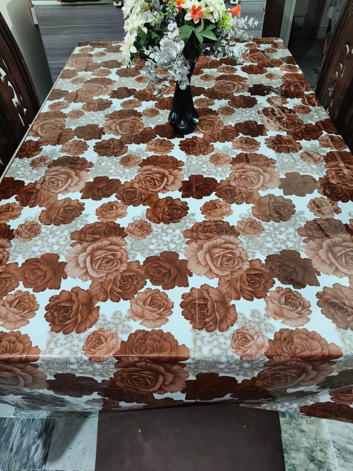 6 seater Premium Floral Table Cover
