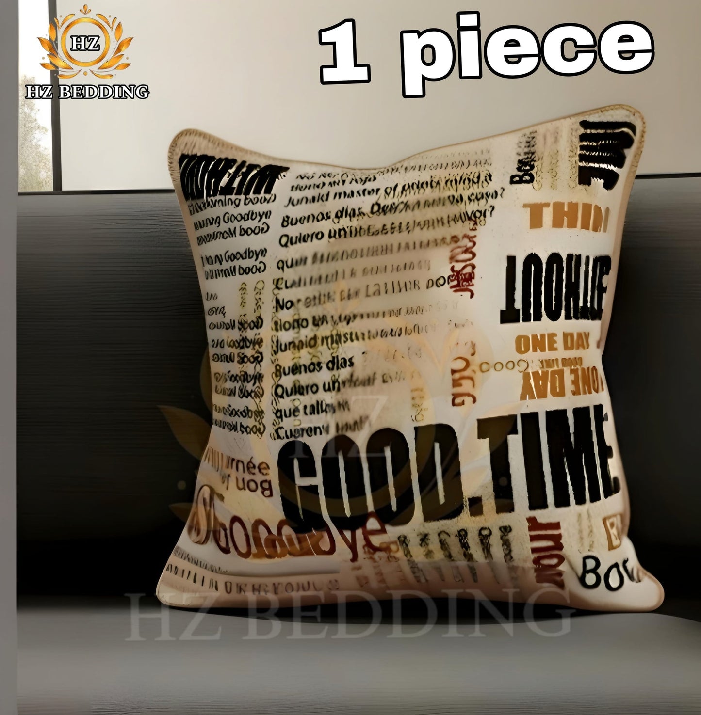 News Paper Printed Cushion Cover Digital Paper Print Luxury Cushion Cover Decorative Home Decoration Cushion Covers Sofa Cushion Covers Sitting Cushion Covers 16" x 16"