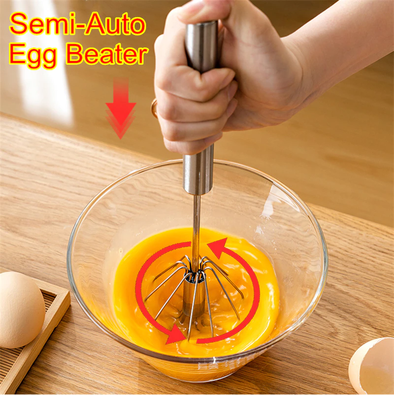 Manual Egg Beater coffee beater manual Whisker Beater Hand Whisker Egg Whisker Coffee Whisker Hand Push Beater Whisker Stainless Steel