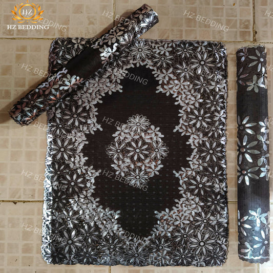 3pcs center table dressing table and side Table Mat Brown Large pcs size(15×36) And small 2pcs size(12×18) Inches material vinyl soft plastic Premium Brown
