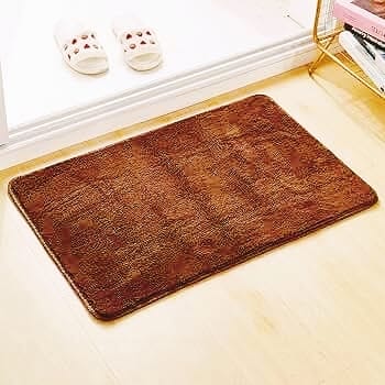 Soft Plain Door MATS DECORATIVE FLOOR MAT,WASHABLE DOOR MATS MULTI COLOURS