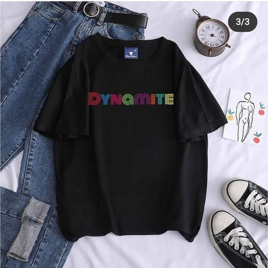 Bts Fan Merch Cotton Half Sleeves O Neck T Shirt For Women