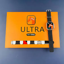 Ultra 2 Smart Watch 7-in-1 – 2.1'' HD Display, Series Ultra 9, Wireless Charging, 7 Straps, Waterproof Design, Premium Quality"