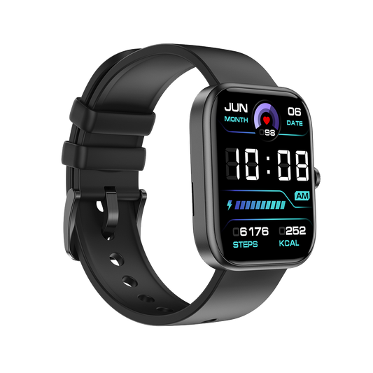 Zero® Ignite Smart Watch – 1.83" Curved Display, Bluetooth Calling, SpO2, Heart Rate, 100+ Watch Faces, IP67 Waterproof – Compatible with iPhone & Android