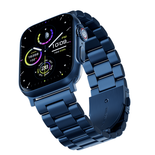 Zero® Jaguar Smartwatch – 1.96" TFT Display, BLE 5.3, 123 Sports Modes, Health Monitoring, Zinc Alloy Body, Stainless Steel Strap – Compatible with Android & iOS