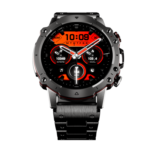Zero® Revoltt Pro Smartwatch – 1.43" AMOLED Display, Bluetooth 5.3, 107 Sports Modes, Advanced Health Monitoring – Ideal for Fitness & Daily Use