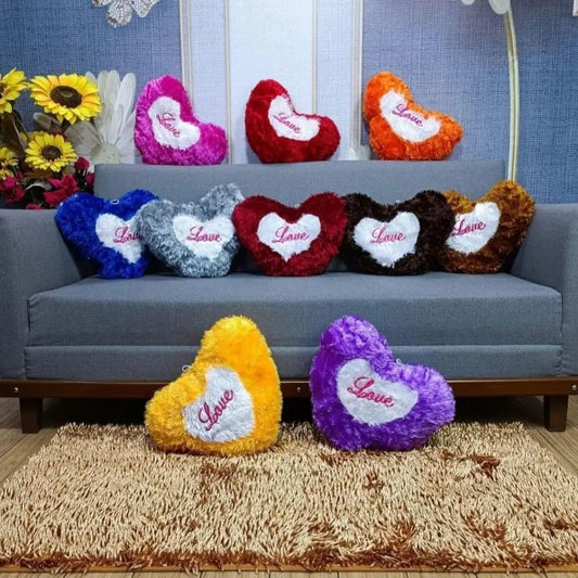 Romantic Heart Print Cushion Cover for Sofa & Bed