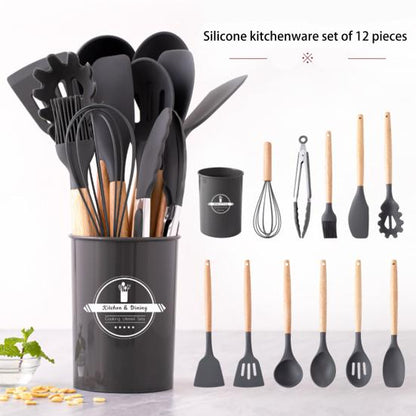 12 Pcs Silicone Kitchen Utensil Set