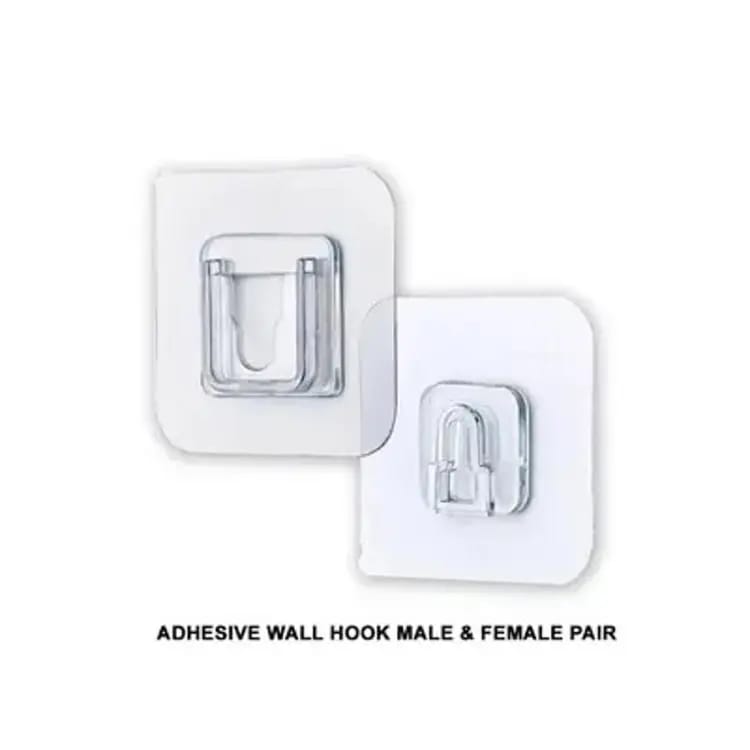 Double-Sided Adhesive Wall Hook Strong Traceless Hook Self Adhesive Invisible Hooks Kitchen Bedroom Organizer