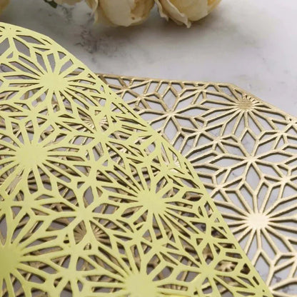 2/4/6/8 Evevda Rose Placemats Design Round 15 inch