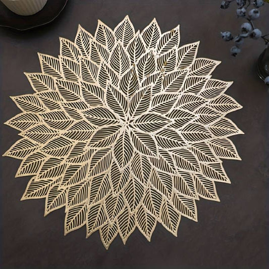 2/4/6/8 Hibiscus Flower Table Mat PVC