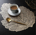 2/4/6/8 VinylChloride Leaf Shape  Placemats
