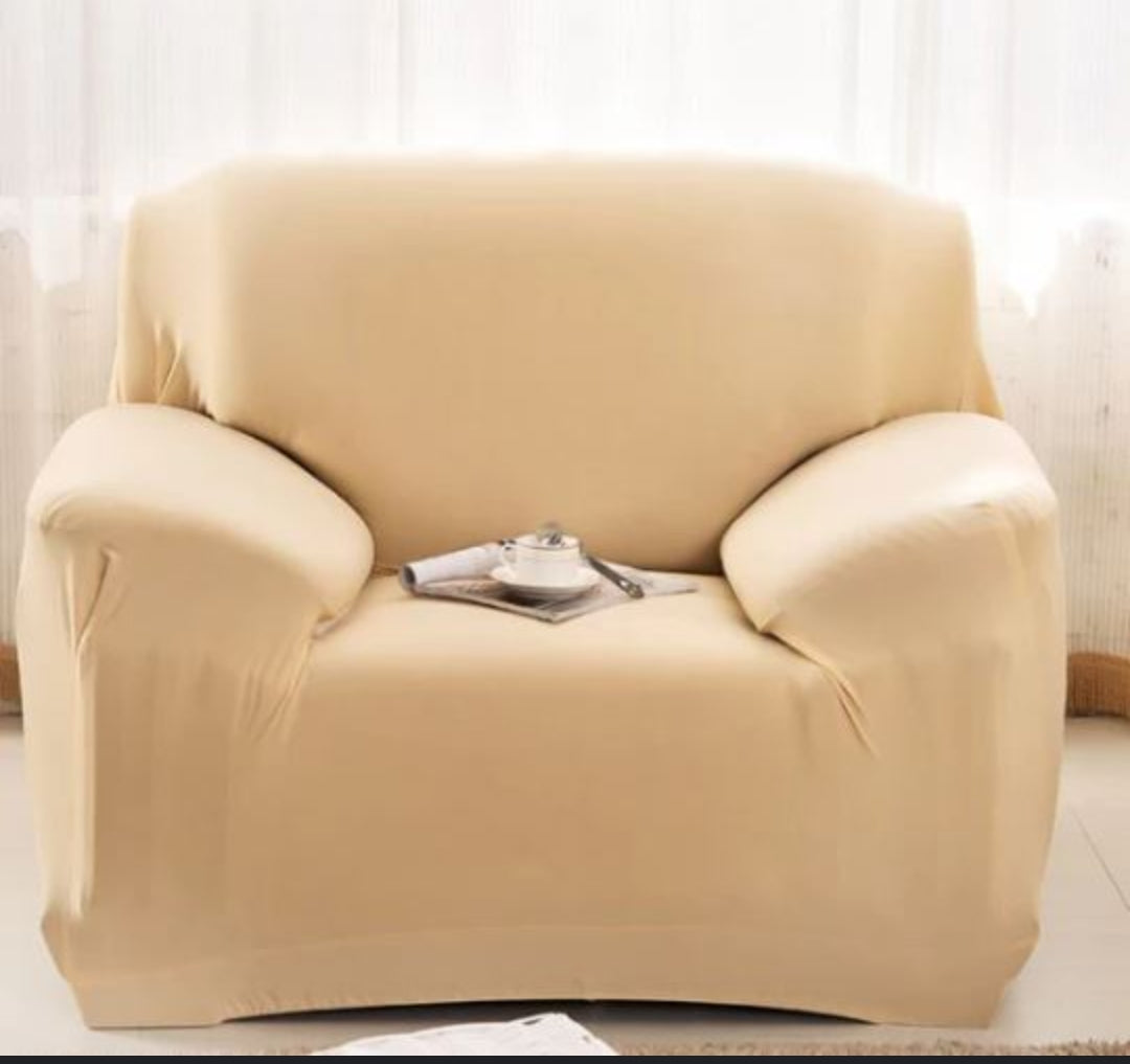 7 Seater (3+2+1+1) Sofa Cover Set 7 Seater Sofa Cover Elastic Fitted Solid Color Jersey Cover Comfortable Couch Cover Standard Size