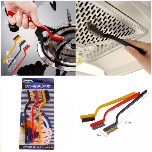 3Pcs set Cleaning Wire Brush Kitchen Tools