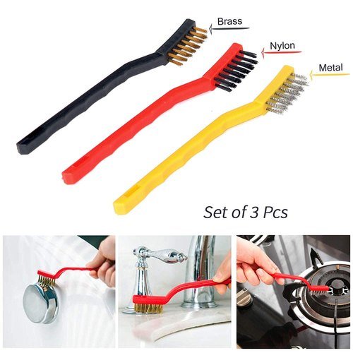 3Pcs set Cleaning Wire Brush Kitchen Tools