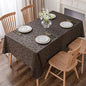 4 6 & 8 Seater Dark Brown Color Table Sheet