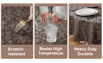 4 6 & 8 Seater Dark Brown Color Table Sheet