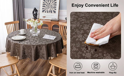 4 6 & 8 Seater Dark Brown Color Table Sheet