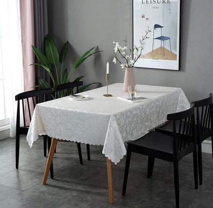 4 6 & 8 Seater White Color Table Sheet