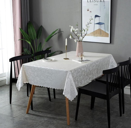 4 6 & 8 Seater White Color Table Sheet
