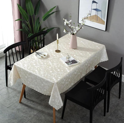 4 6 & 8 Seater White Color Table Sheet