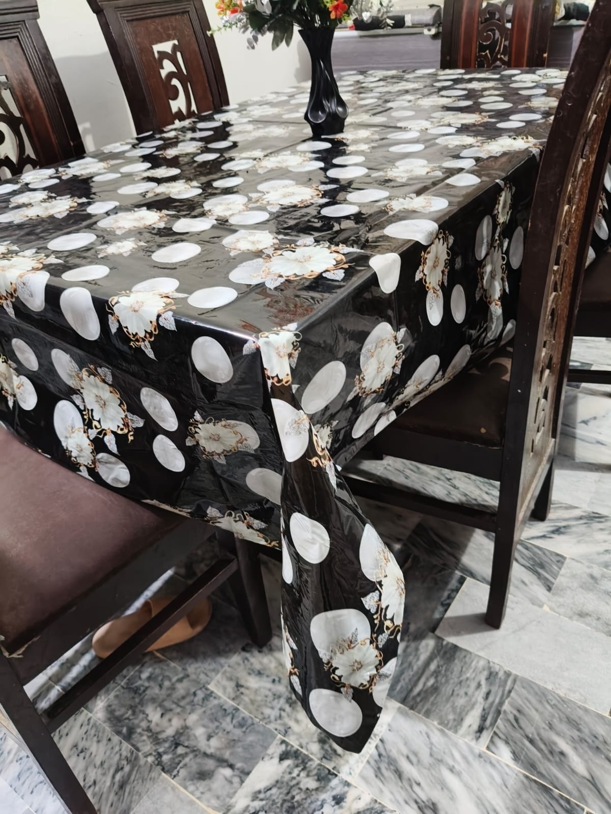 6 seater Premium Floral Table Cover
