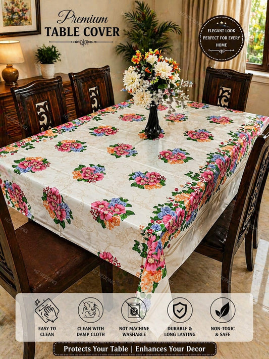 6 seater Premium Floral Table Cover