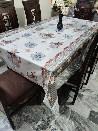 6 seater Premium Floral Table Cover