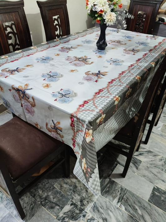 6 seater Premium Floral Table Cover