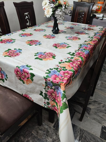 6 seater Premium Floral Table Cover