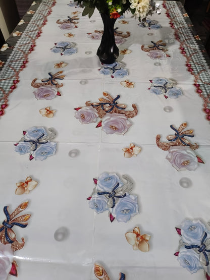 6 seater Premium Floral Table Cover