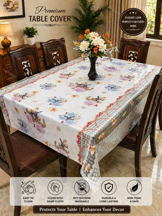 6 seater Premium Floral Table Cover