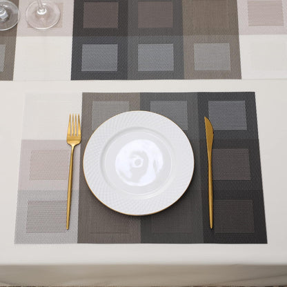 7 Pcs Dining Table Mat & Runner Set – Washable, Heat Resistant New Design