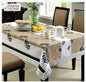 8 Seater Table Cover with beautiful White Lace