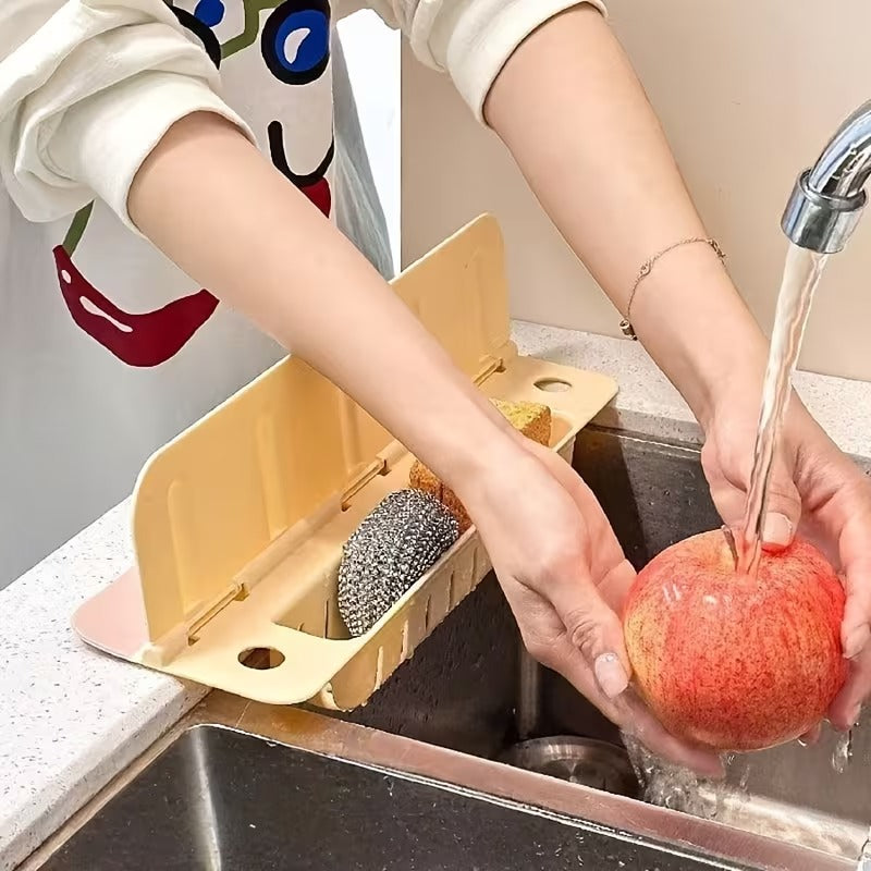 Kitchen Splash Guard with Soap Holder,