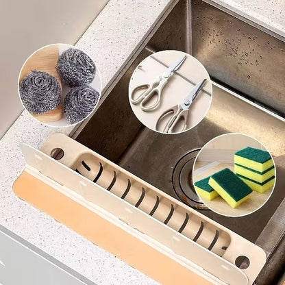 Kitchen Splash Guard with Soap Holder,