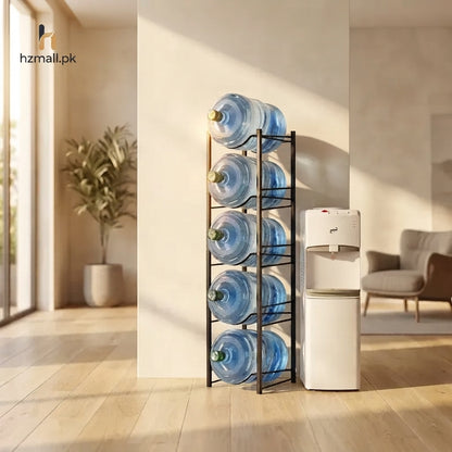 Water Bottle Holder Metal Rack – 3/4/5 Tier Stand for 19L Bottles