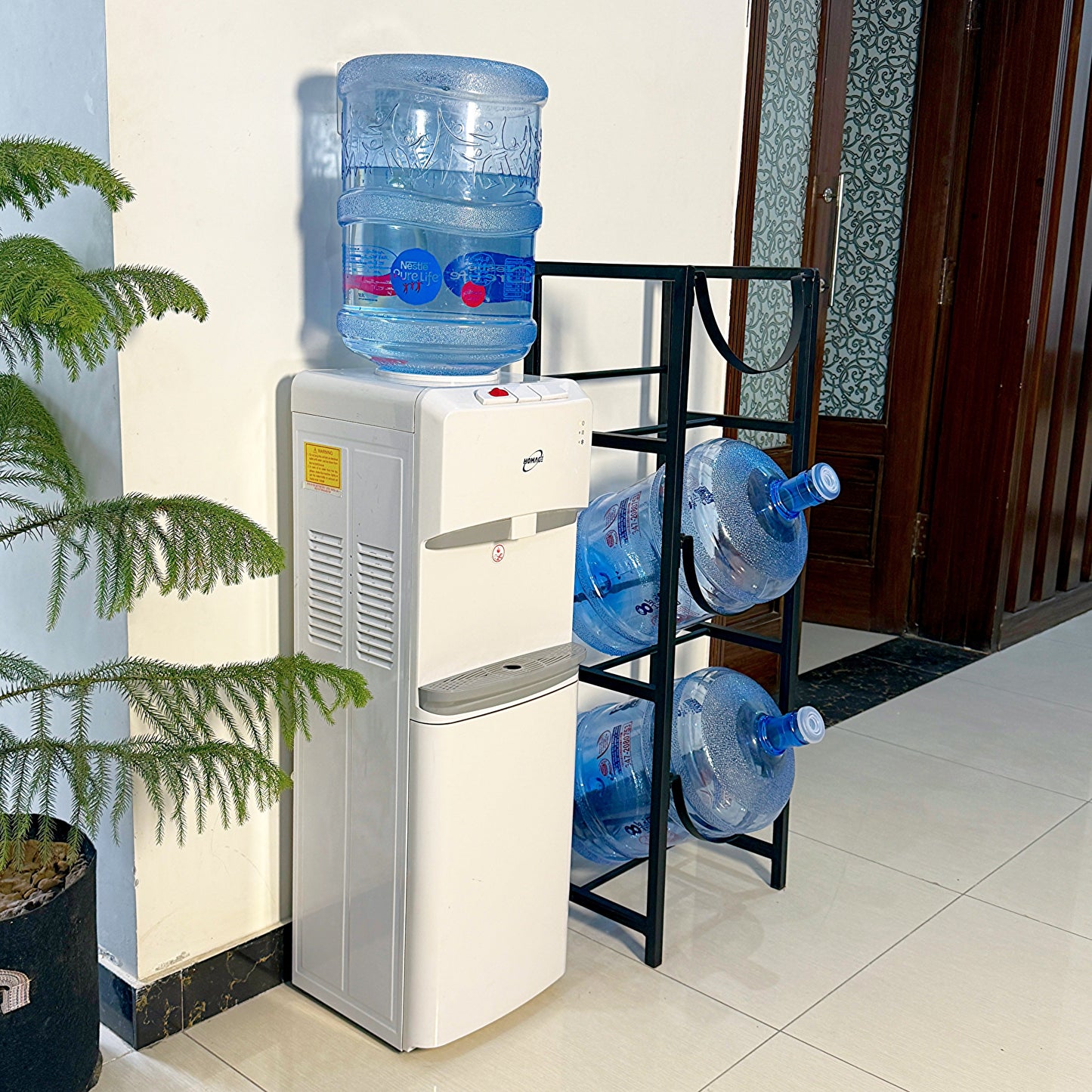Water Bottle Holder Metal Rack – 3/4/5 Tier Stand for 19L Bottles