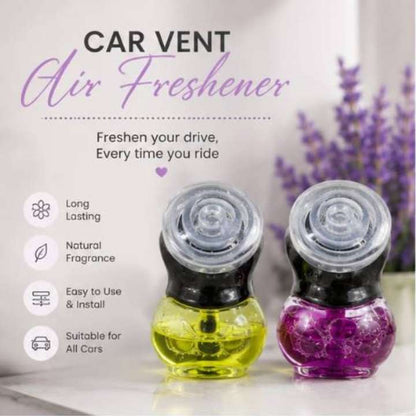 Premium Car Vent Air Freshener | Long-Lasting Gel Perfume for All Cars