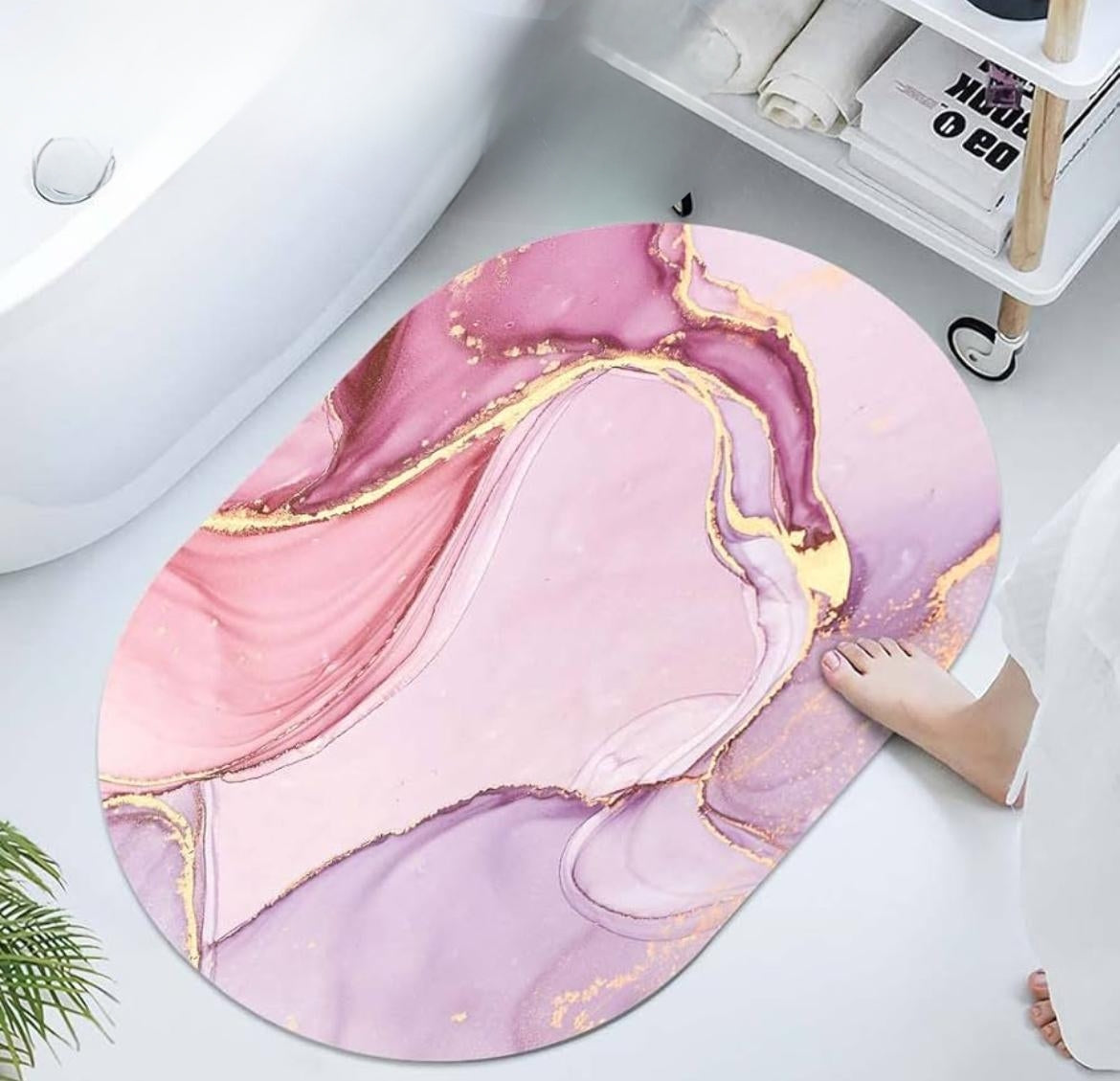 Anti-Slip Floor Mat for Kitchen and Bathroom Water Absorbent