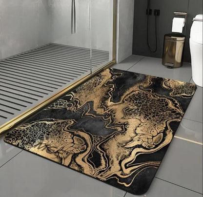 Anti-Slip Floor Mat for Kitchen and Bathroom Water Absorbent