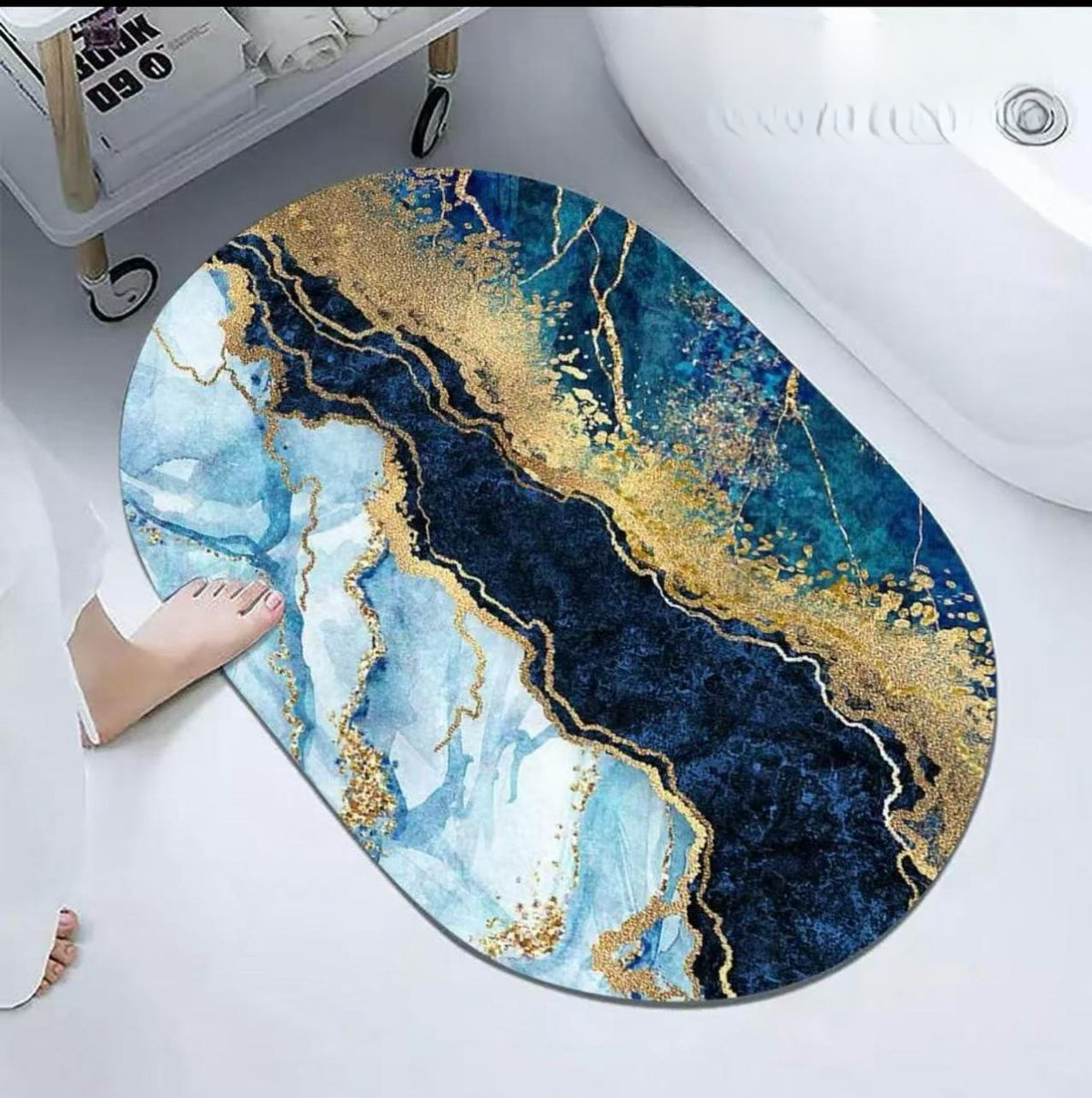 Anti-Slip Floor Mat for Kitchen and Bathroom Water Absorbent