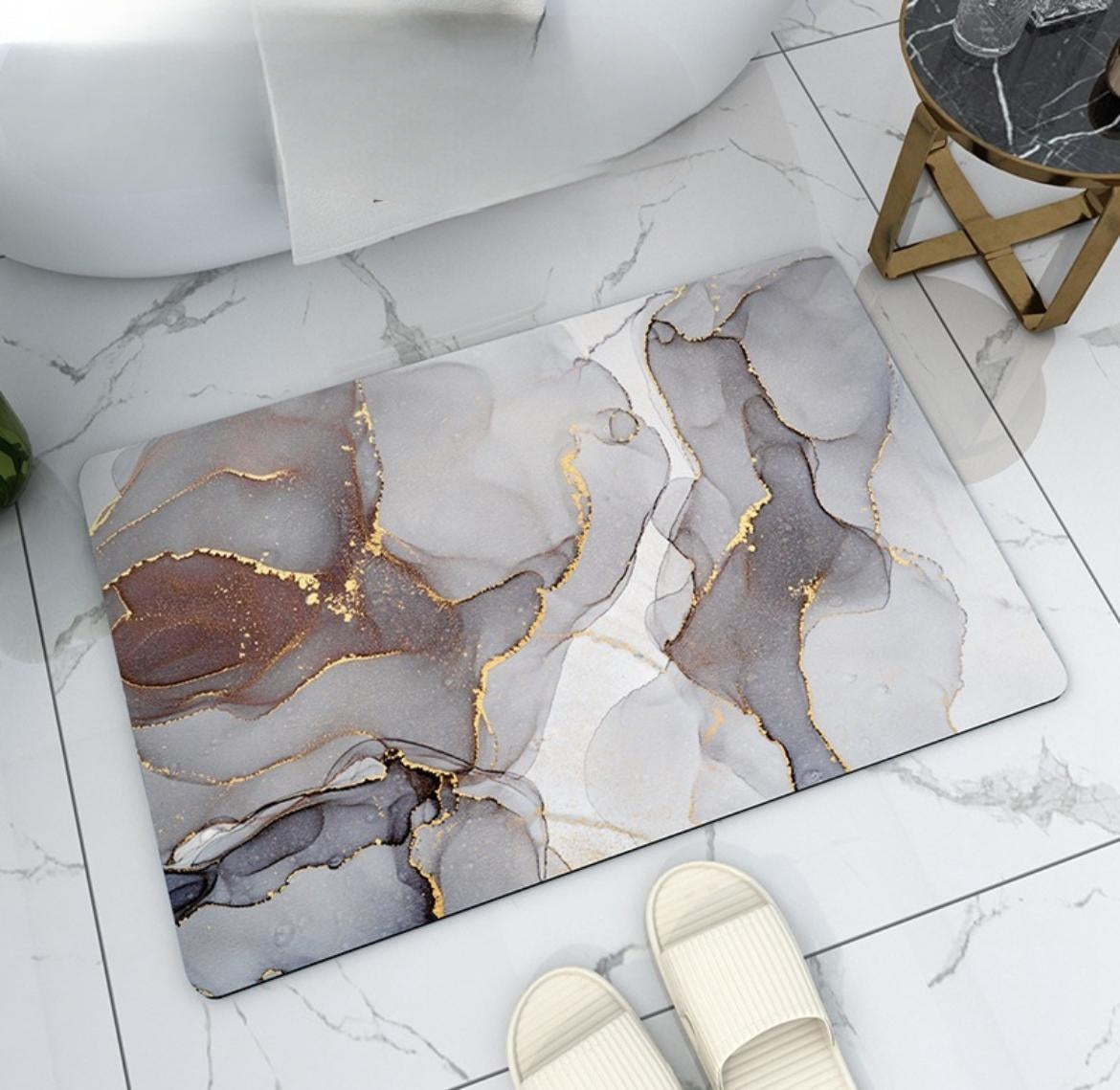 Anti-Slip Floor Mat for Kitchen and Bathroom Water Absorbent