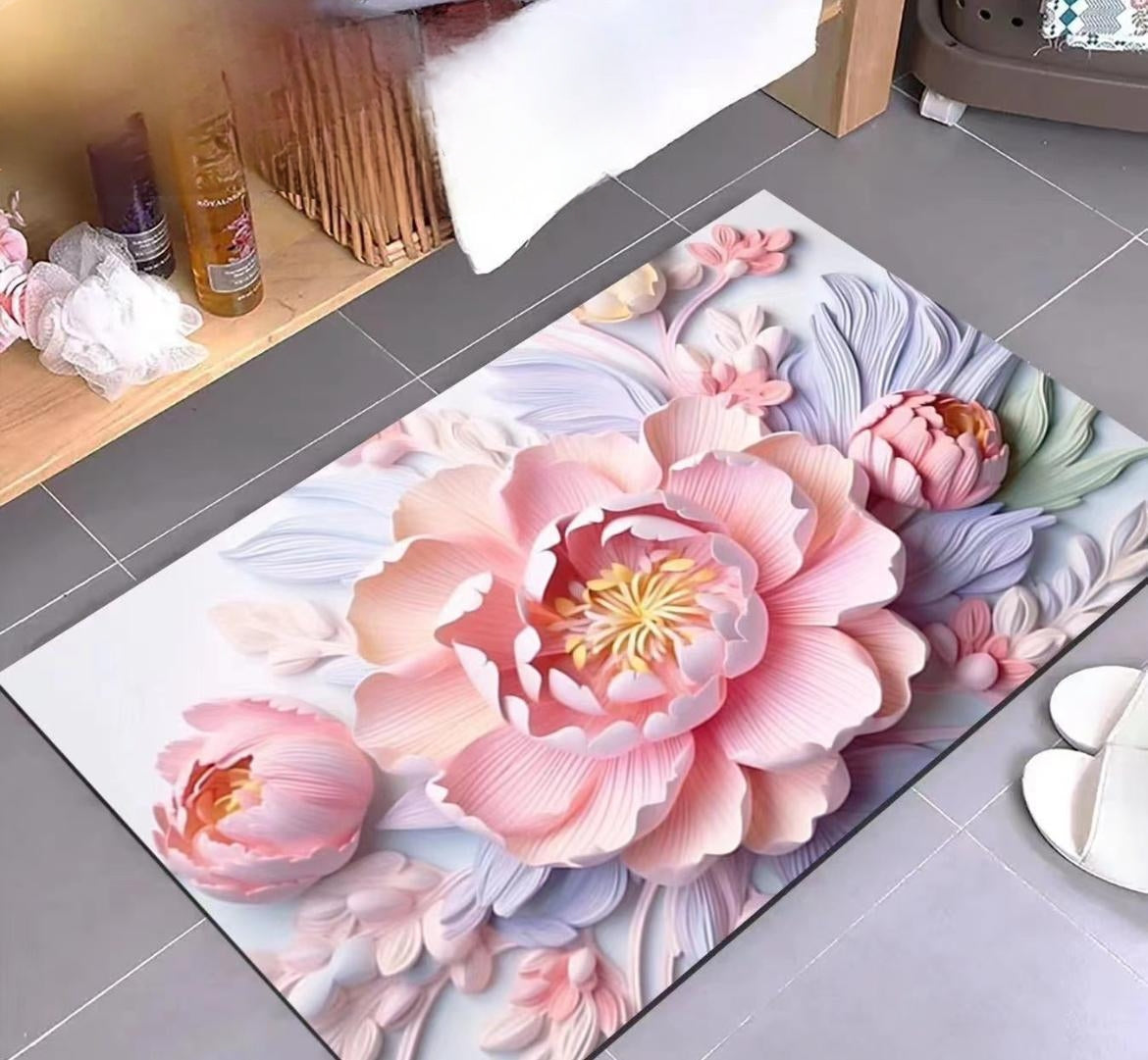 Anti-Slip Floor Mat for Kitchen and Bathroom Water Absorbent (Copy) (Copy)