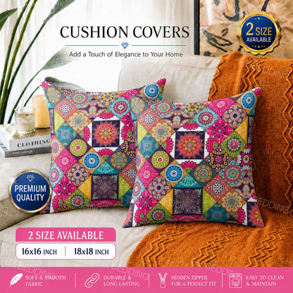 Digital Print Cushion Covers – 16x16 & 18x18 inch