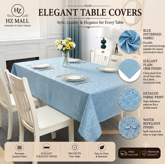 4 6 8 Seater Sky Blue Color Table sheet