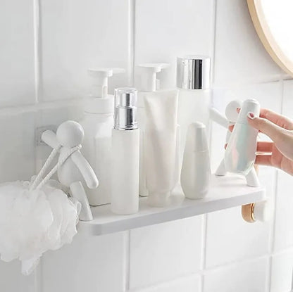 Self-adhesive Wall-Mounted Character Shelf